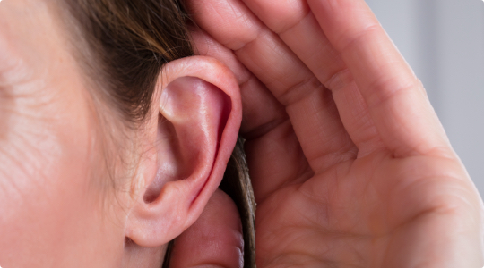 services hand to ear